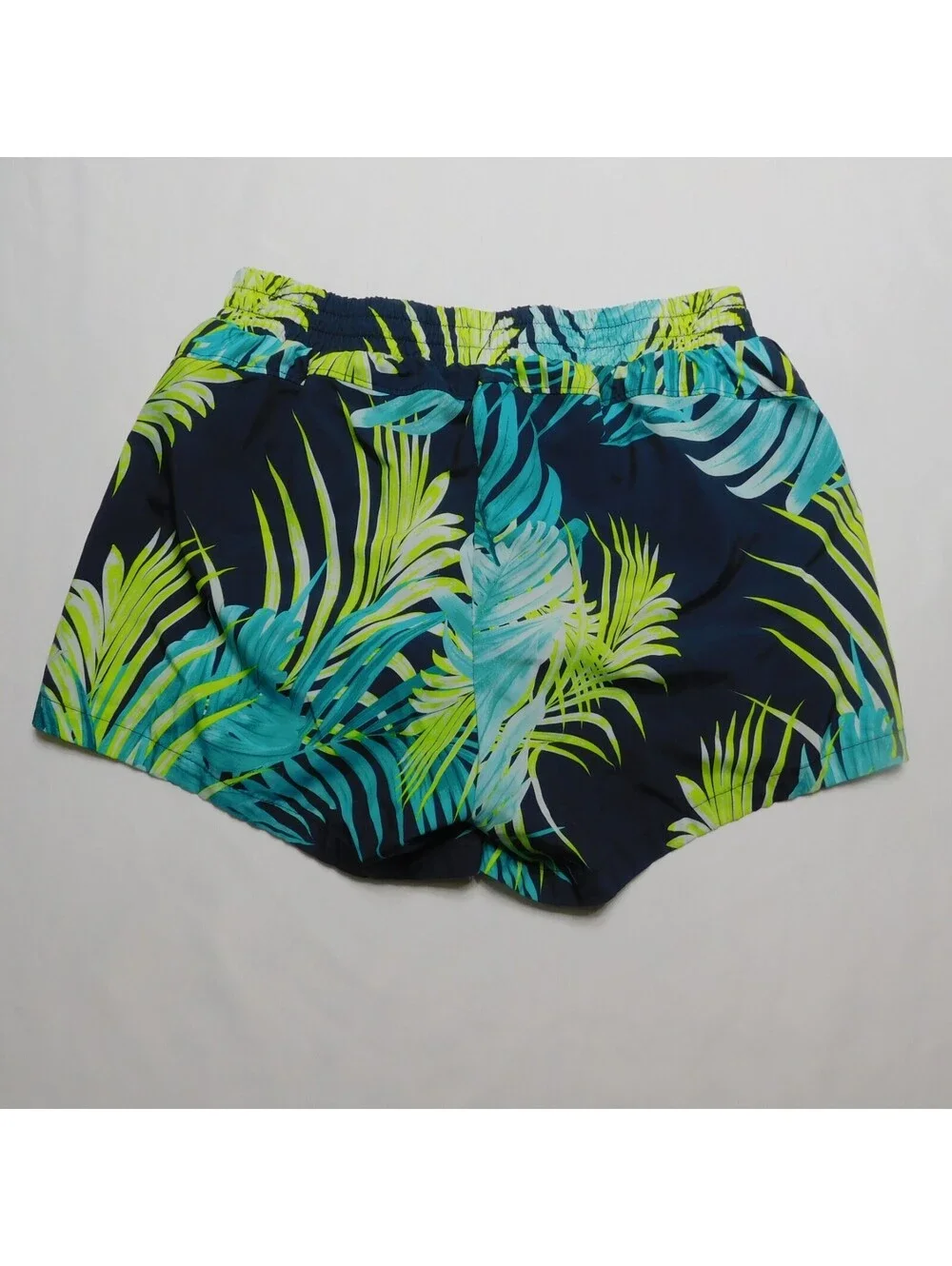 Old Navy girls Active athletic jogger shorts -XXL (16) blue, yellow, palm tree